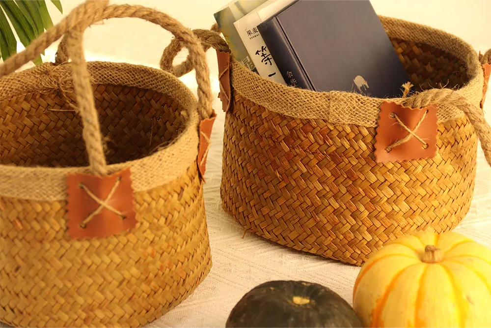 Custom Straw Fruit Basket Wholesale - BasketGem 4