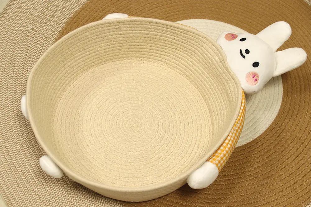 Cotton Rope Cat Bed - - BasketGem 6