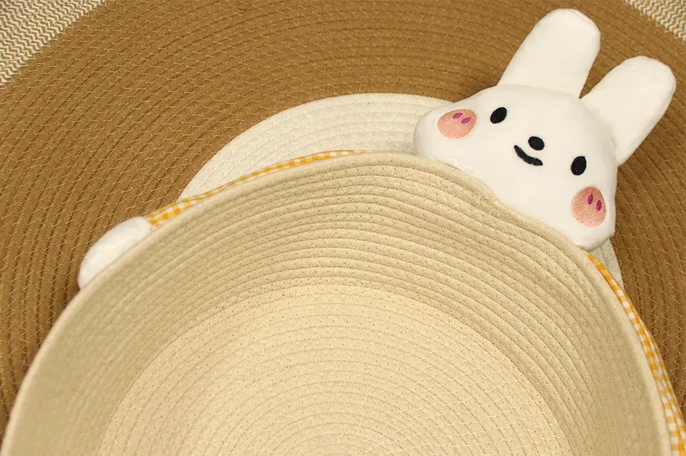 Cotton Rope Cat Bed - - BasketGem 5