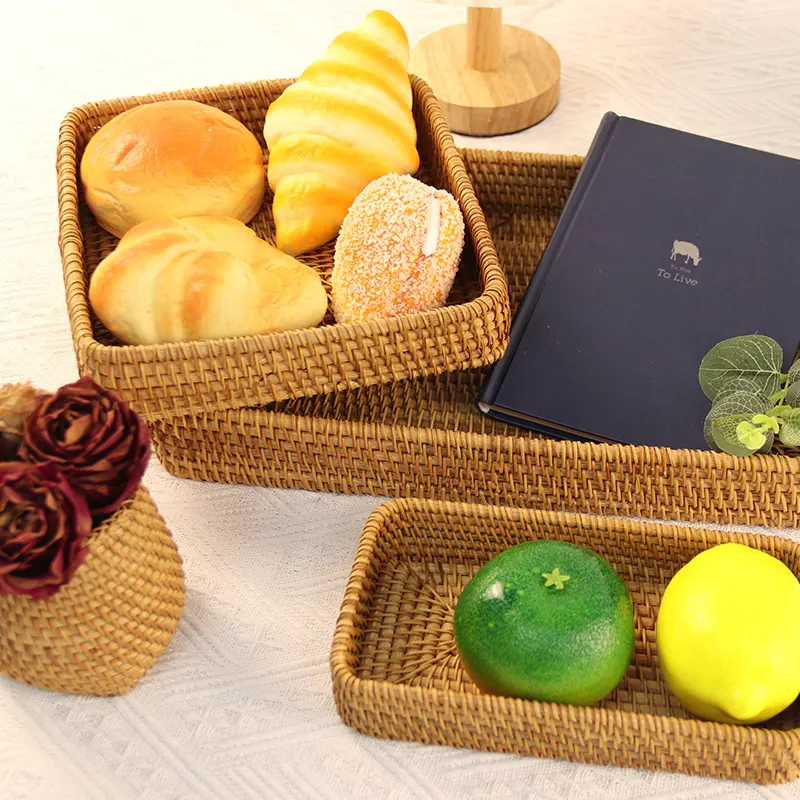 Small Rattan Tray Wholesale - BasketGem 5