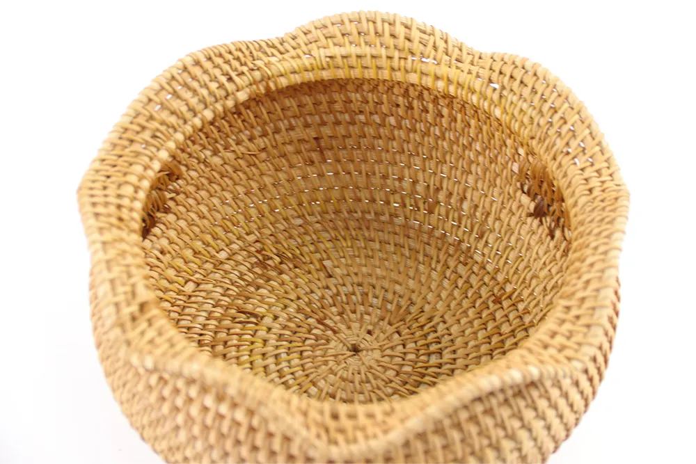 Round Rattan Tray Wholesale - BasketGem 8