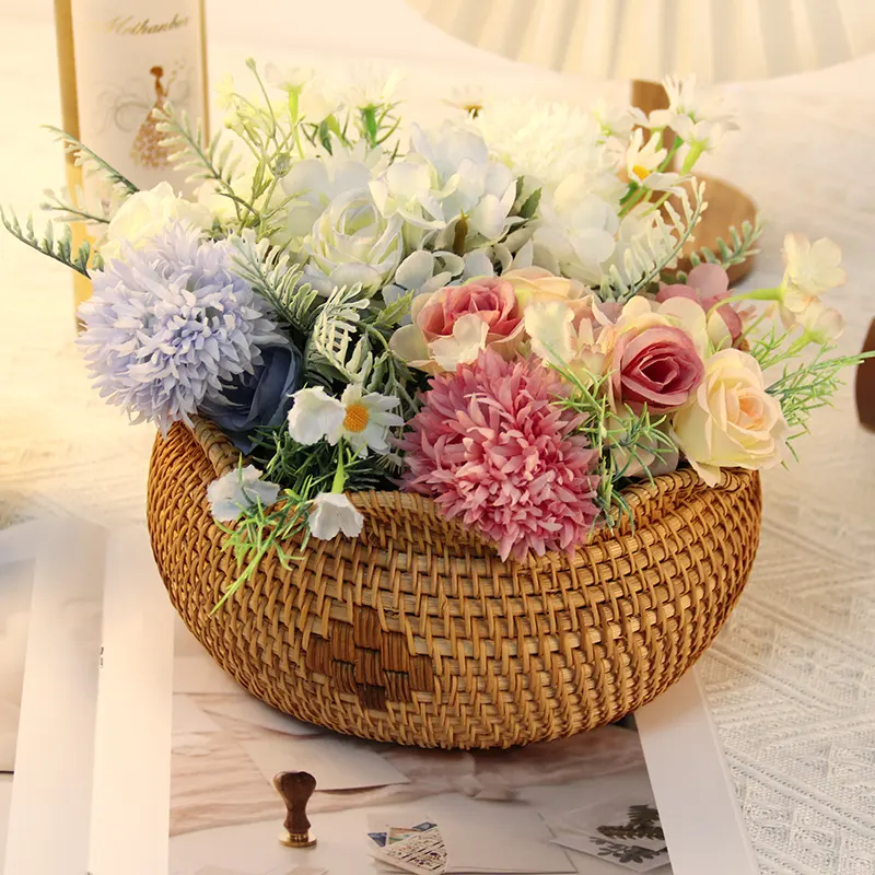 Round Rattan Tray Wholesale - BasketGem 2