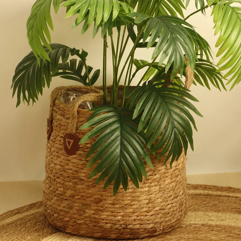 Wholesale Straw Plant Pot by BasketGem-1 8