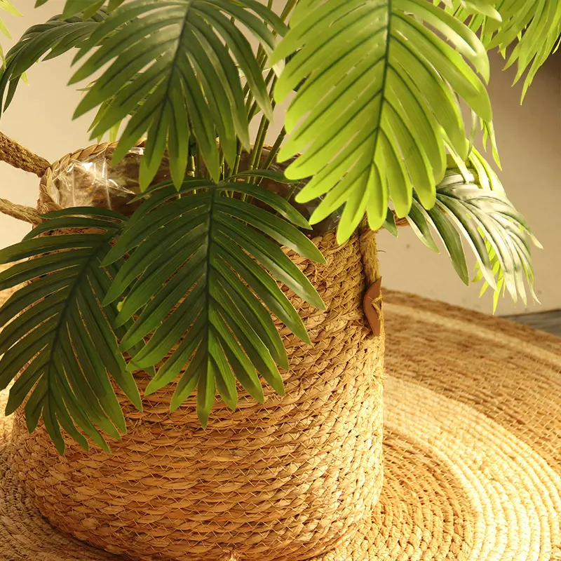 Wholesale Straw Plant Pot by BasketGem-1 7