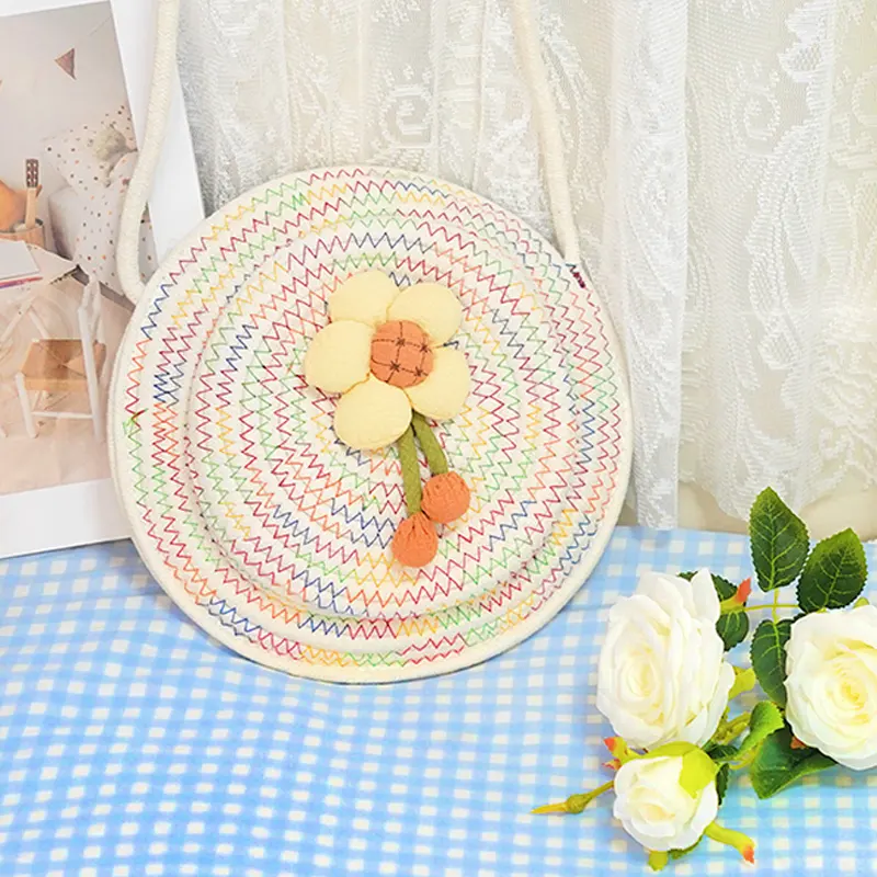 Cotton Rope Tote Bag - - BasketGem 3