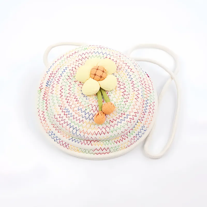 Cotton Rope Tote Bag - - BasketGem 6