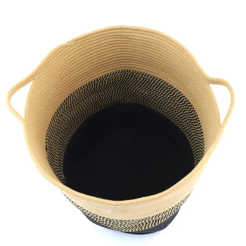 Custom Cotton Rope Laundry Basket by BasketGem-1 3