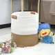 Custom Cotton Rope Laundry Basket - - BasketGem-1 3