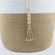 Cotton Rope Laundry Basket - - BasketGem-1 3