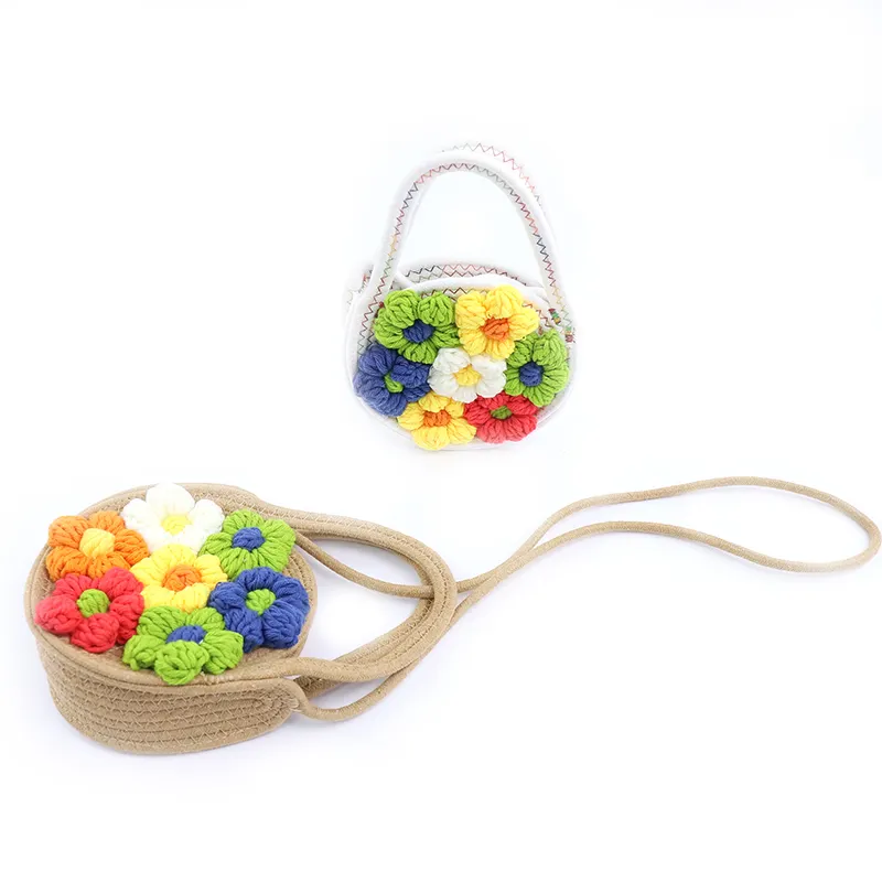 Wholesale Cotton Crochet Bag by BasketGem-2 7
