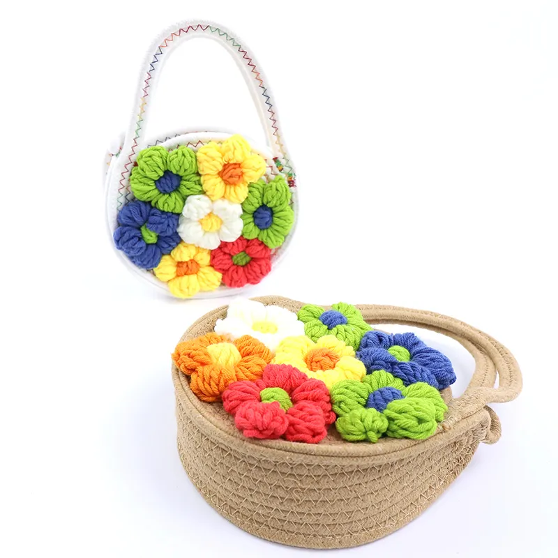 Wholesale Cotton Crochet Bag by BasketGem-2 8