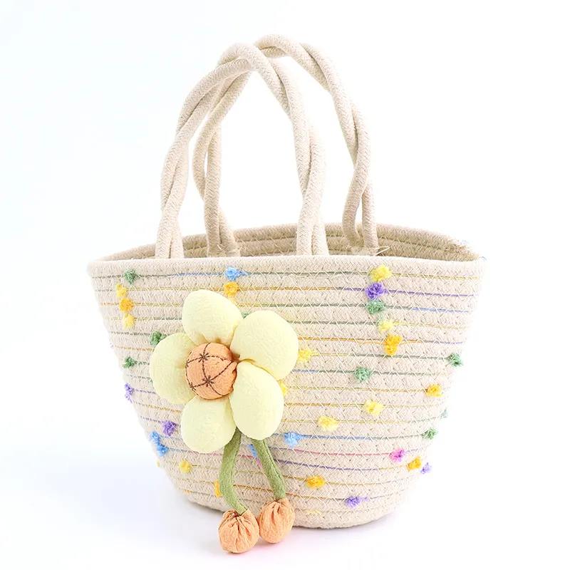 Wholesale Cotton Crochet Bag by BasketGem-3 9