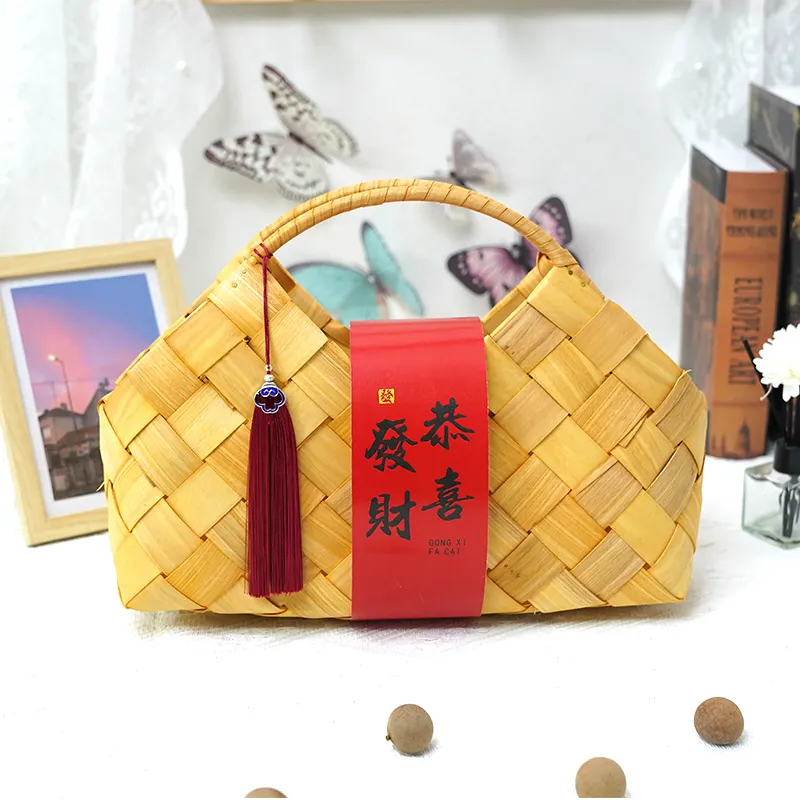 Wicker Basket with Wood Handles Products Wholesale - BasketGem 2