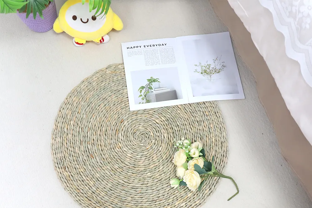 Custom Straw Rug by BasketGem 4