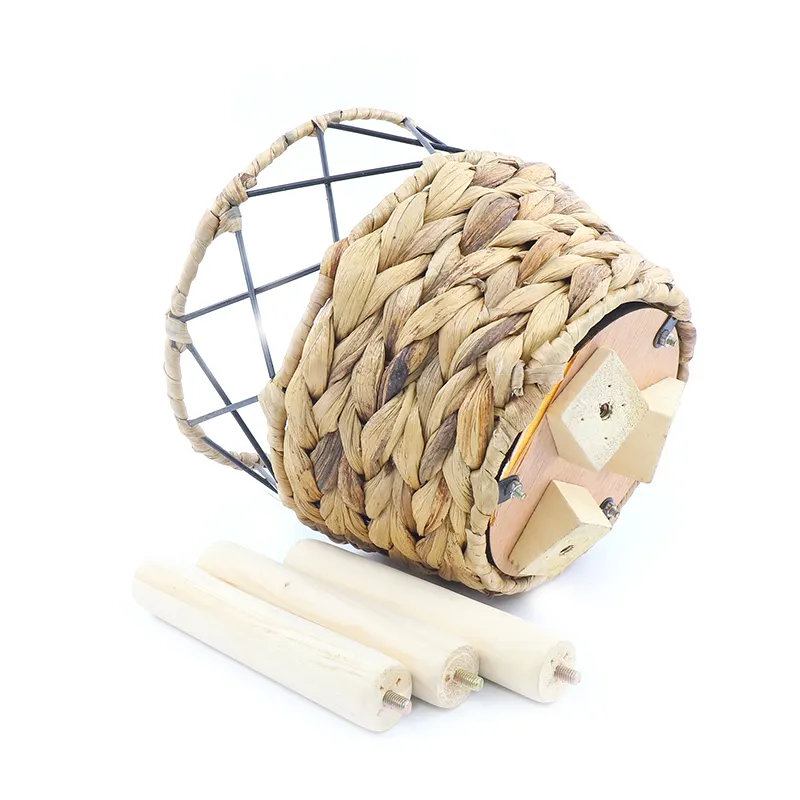 Straw Basket Plant Pot by BasketGem 13