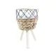 Straw Basket Plant Pot by BasketGem 10