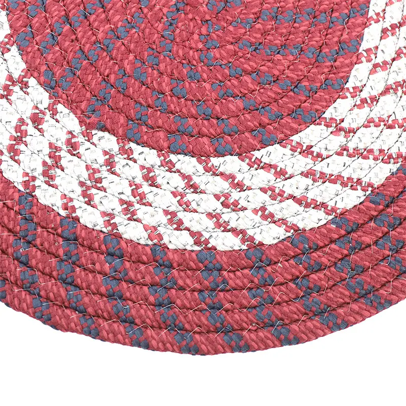 Cotton Handwoven Rug Cotton Rope Rug Wholesale - BasketGem 10