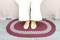 Cotton Handwoven Rug Cotton Rope Rug Wholesale - BasketGem 4