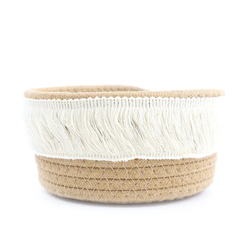 Woven Storage Basket Manufacturer Cotton Weaving Wholesale - BasketGem 10