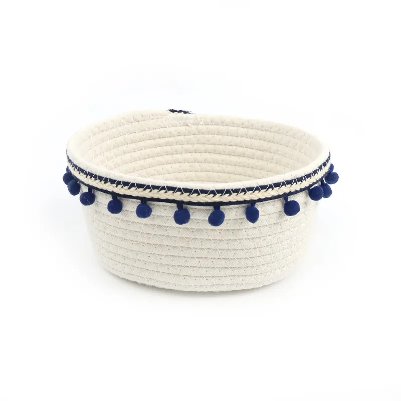 Woven Storage Basket Supplier Cotton Rope Basket Wholesale - BasketGem 7