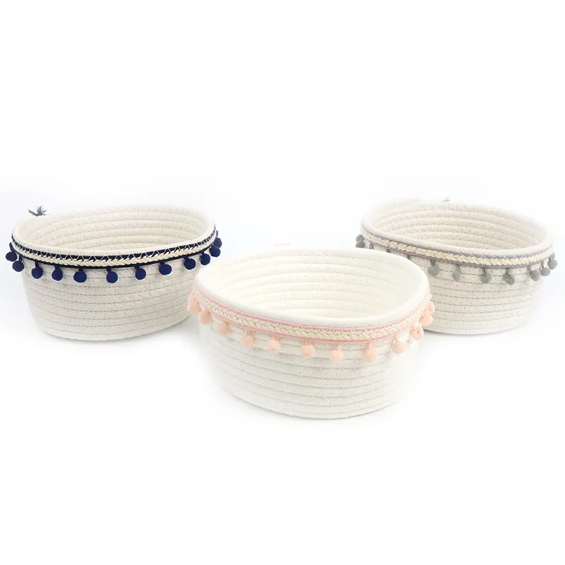 Woven Storage Basket Supplier Cotton Rope Basket Wholesale - BasketGem 6