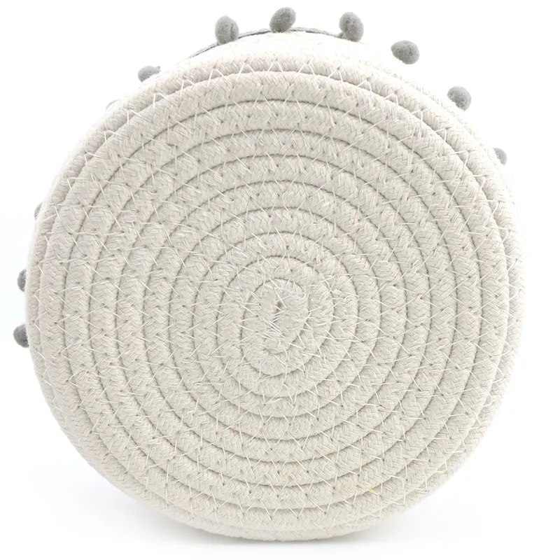 Woven Storage Basket Supplier Cotton Rope Basket Wholesale - BasketGem 8