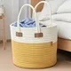 Cotton Rope Laundry Basket by BasketGem-2 2
