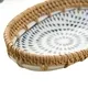 Round Rattan Tray by BasketGem 9