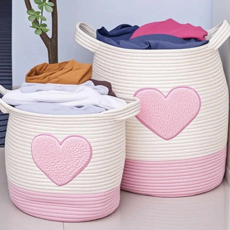 Cotton Rope Laundry Basket Supplier Products Wholesale - BasketGem 2