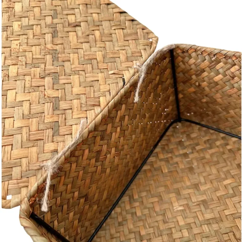 Custom Straw Storage Baskets by BasketGem-4 6