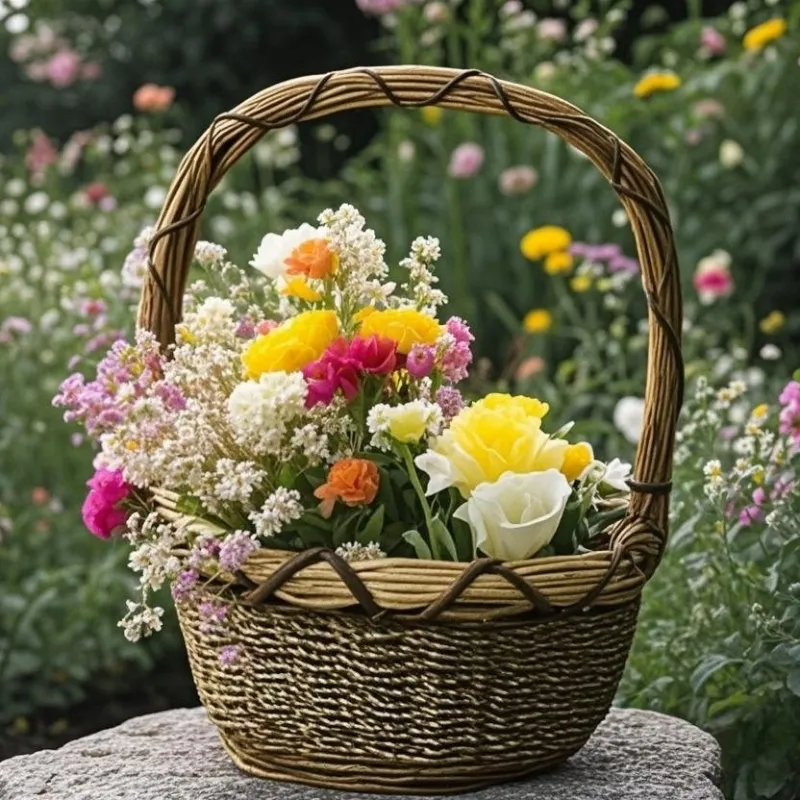 Straw Plant Pot Manufacturer by BasketGem-1 2