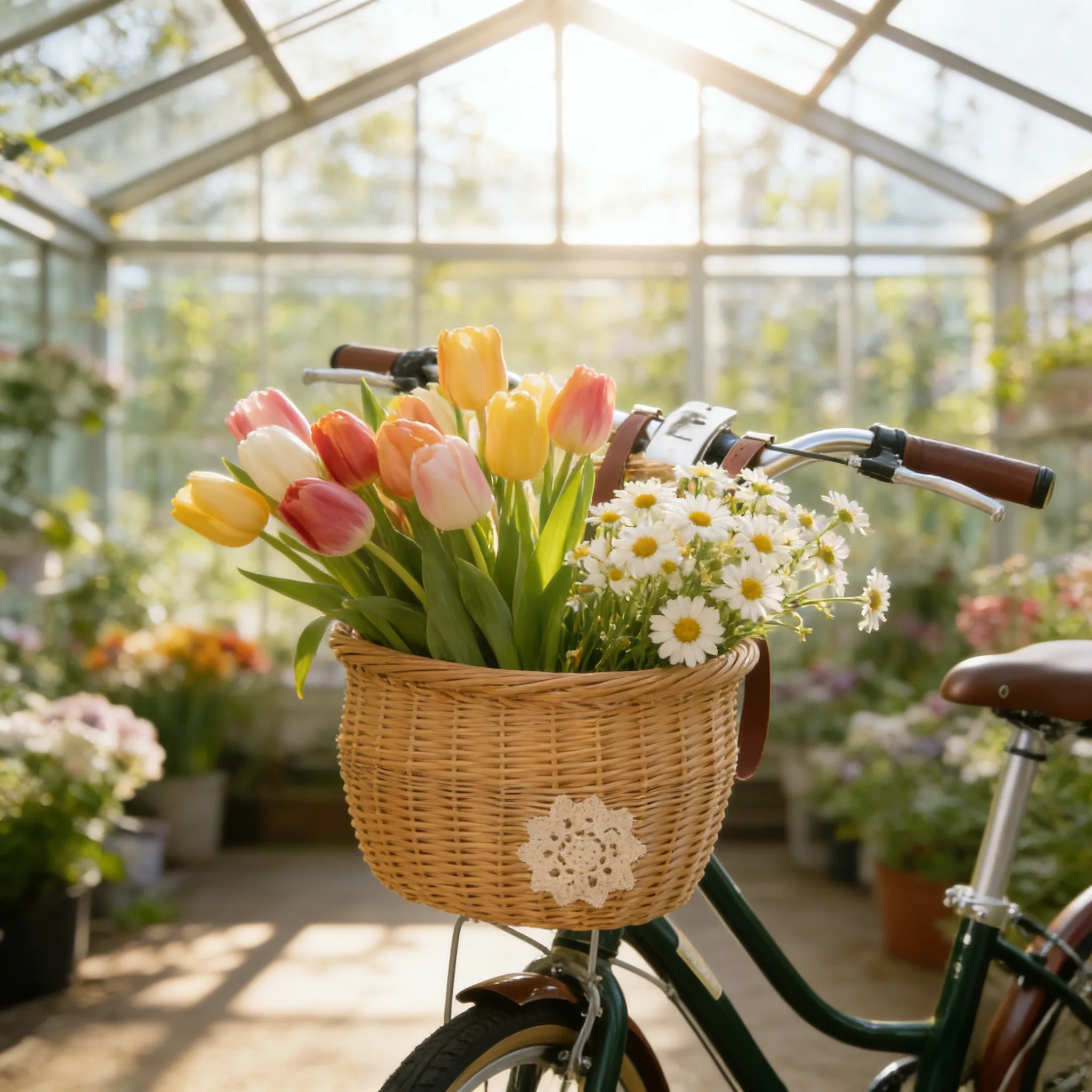 Panier de rangement tissé à la main, panier de rangement pour vélo enfant et adulte, amovible. 1