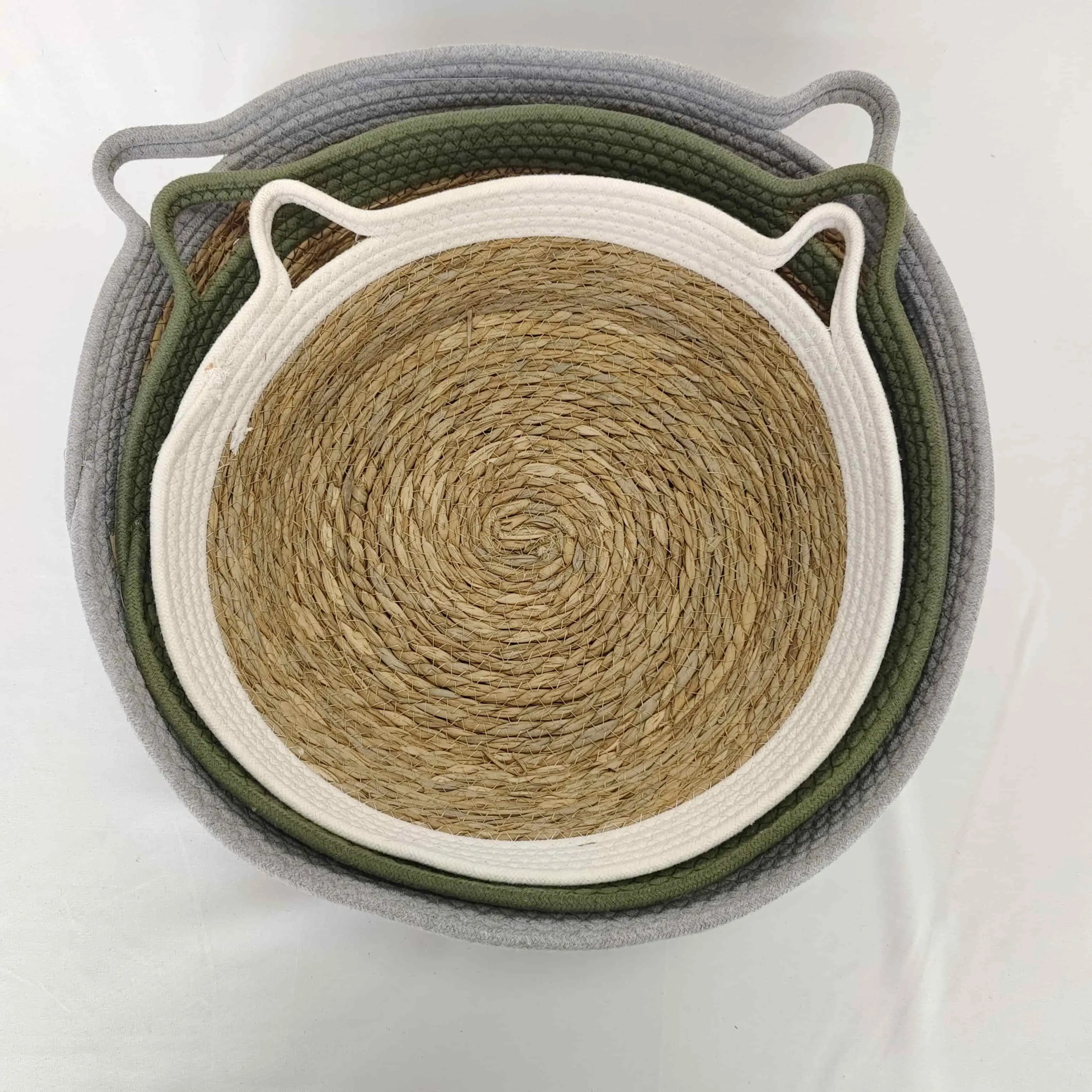 Cotton Cat Bed with Push Grass Stitching and Weaving Four Seasons Universal-1 5