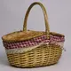 Willow Picnic Basket with Flap Cover and Lining-1 4