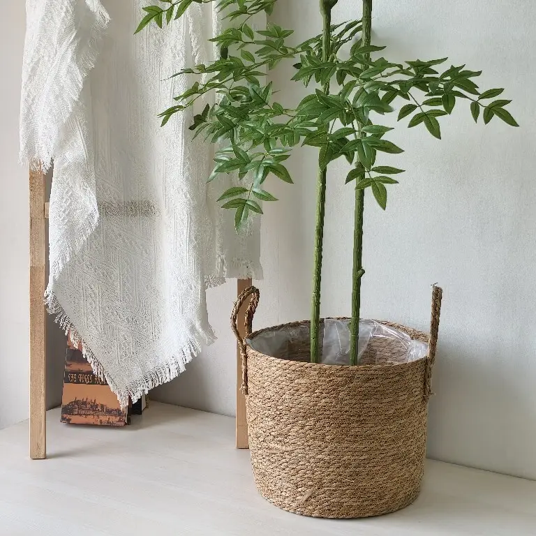 Straw Plant Pot Manufacturer - - BasketGem 3