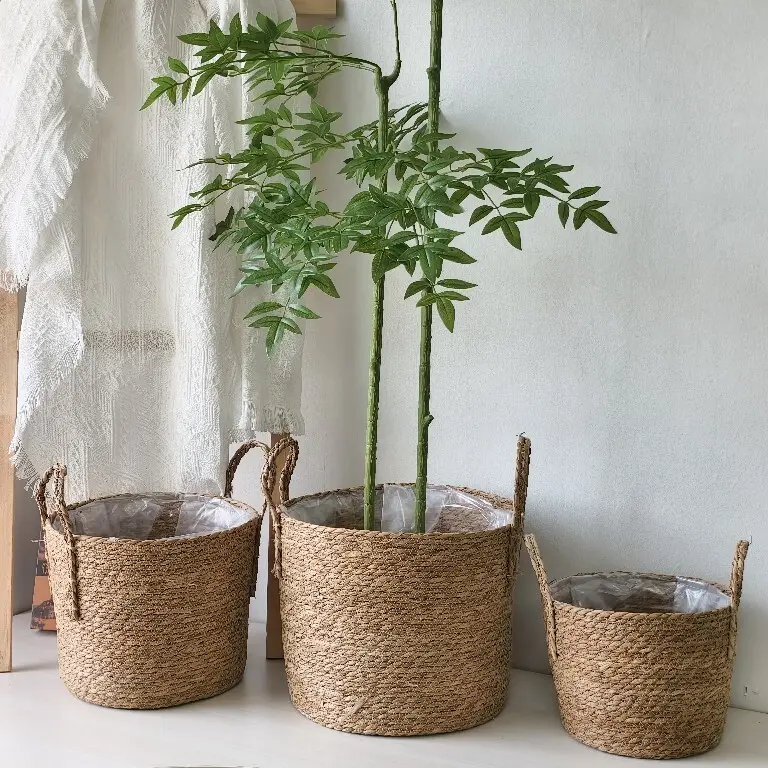 Straw Plant Pot Manufacturer - - BasketGem 4