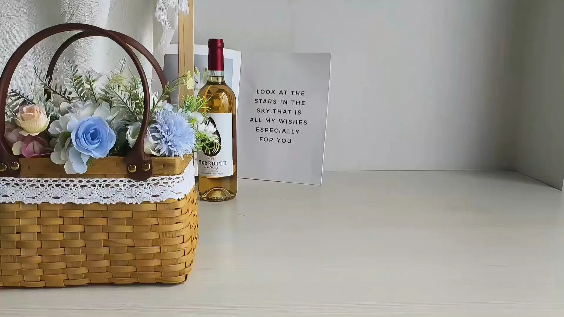 Long-square shape woven wood storage baskets with laces 1