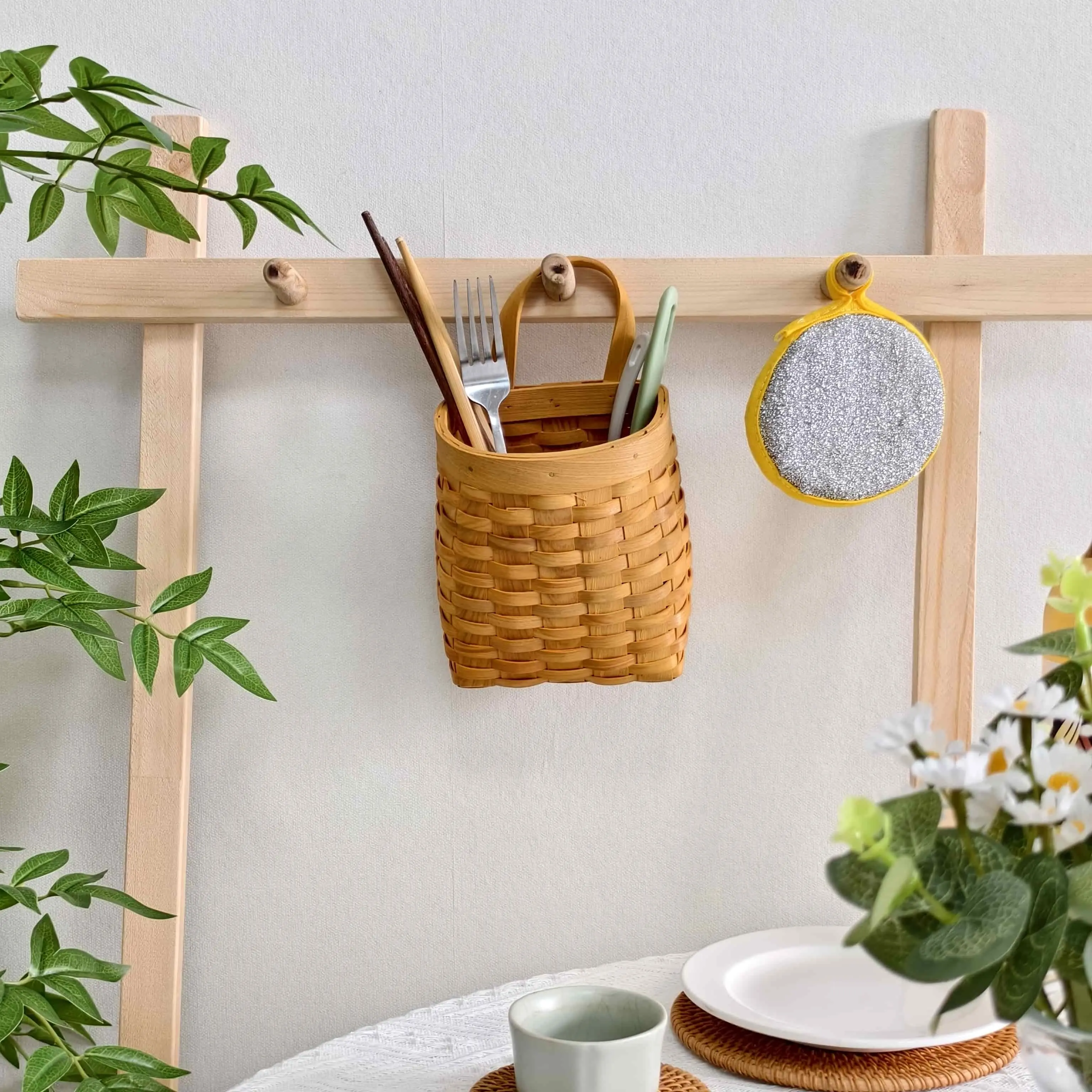 Wooden Wall Basket Supplier - - BasketGem 2