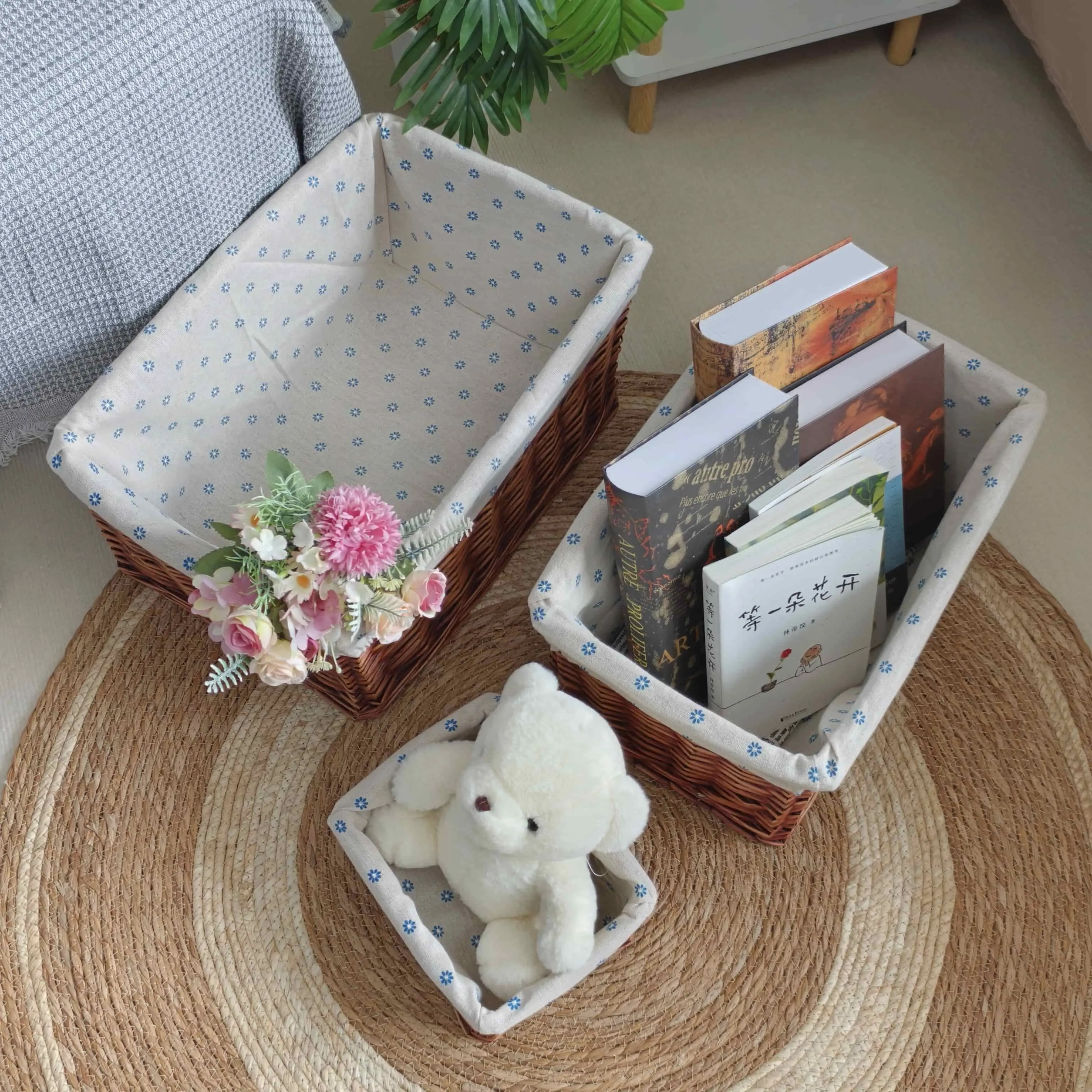 Custom Willow Storage Trays - - BasketGem 3