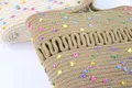 Basket Gem  One-shoulder and Open Carving  Large Capacity  Cotton Thread Bag  Environmental Materials   Degradable-1 6