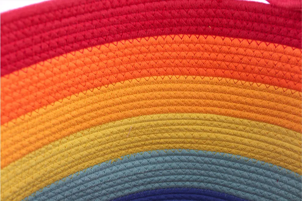 Cotton Rope Storage Basket by BasketGem 2