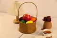 Custom Straw Storage Baskets by BasketGem-1 3