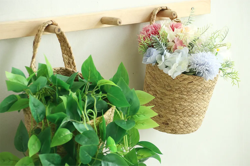 Custom Straw Storage Baskets by BasketGem-2 5