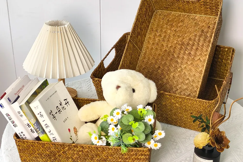 Wholesale Straw Storage Baskets - - BasketGem 4