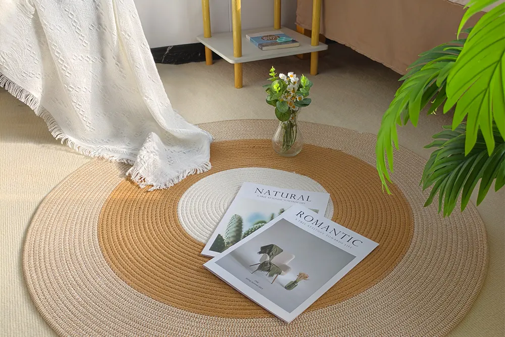 Cotton Woven Rug - - BasketGem 2
