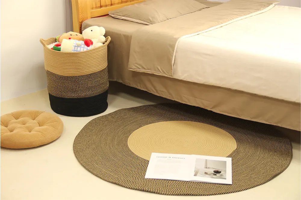 Cotton Flatweave Rug by BasketGem 6