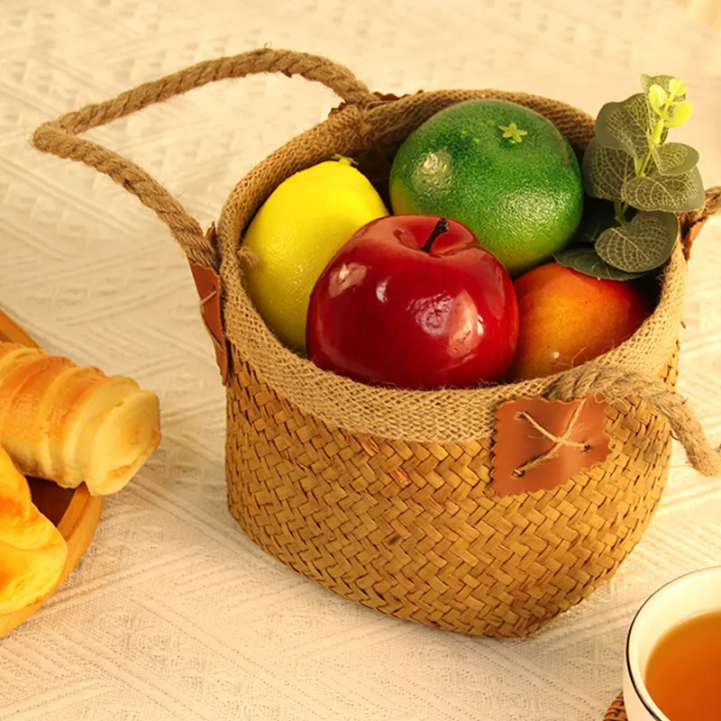 Custom Straw Fruit Basket Wholesale - BasketGem 2