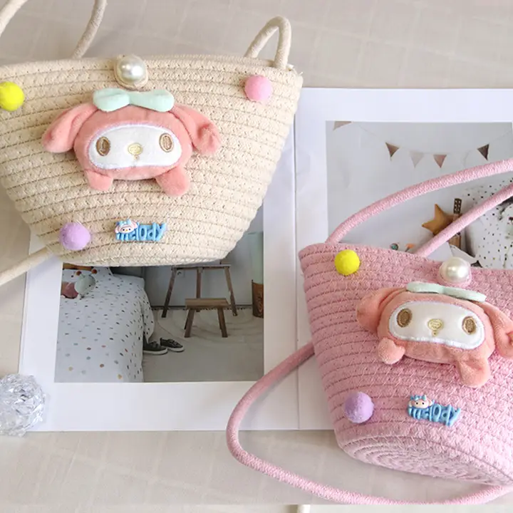 Sac fourre-tout en corde de coton tissée à la main : sac à bandoulière artisanal au crochet - France
