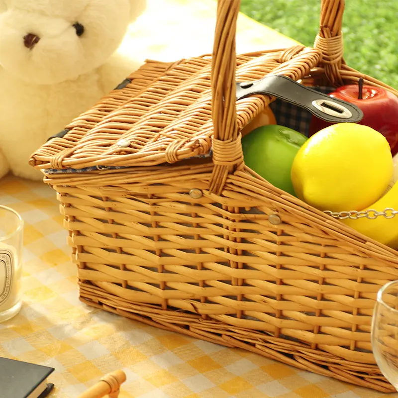 Willow Picnic Basket by BasketGem 6