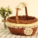 Custom Willow Flower Basket by BasketGem 2